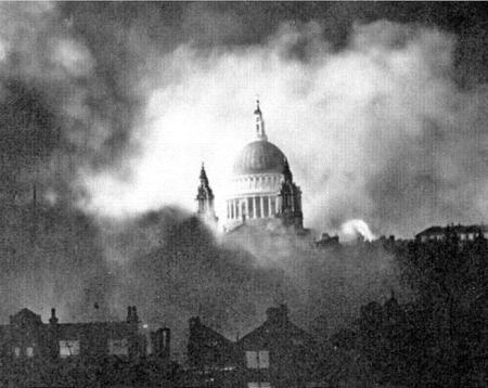 St Paul's surviving Blitz of WWII