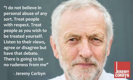 Jeremy Corbyn: I do not believe in personal abuse of any sort